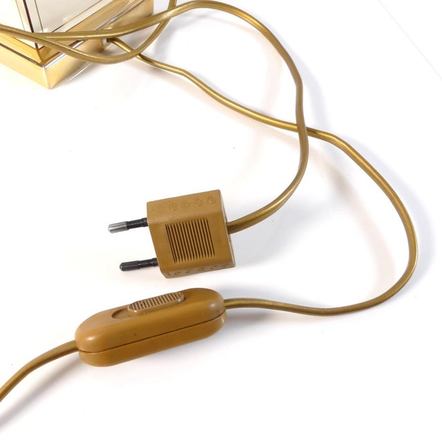 Metal French Hollywood Regency Maizieres Corn Cob Lamp from Le Dauphin, 1970s For Sale - Image 7 of 11
