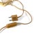 Metal French Hollywood Regency Maizieres Corn Cob Lamp from Le Dauphin, 1970s For Sale - Image 7 of 11