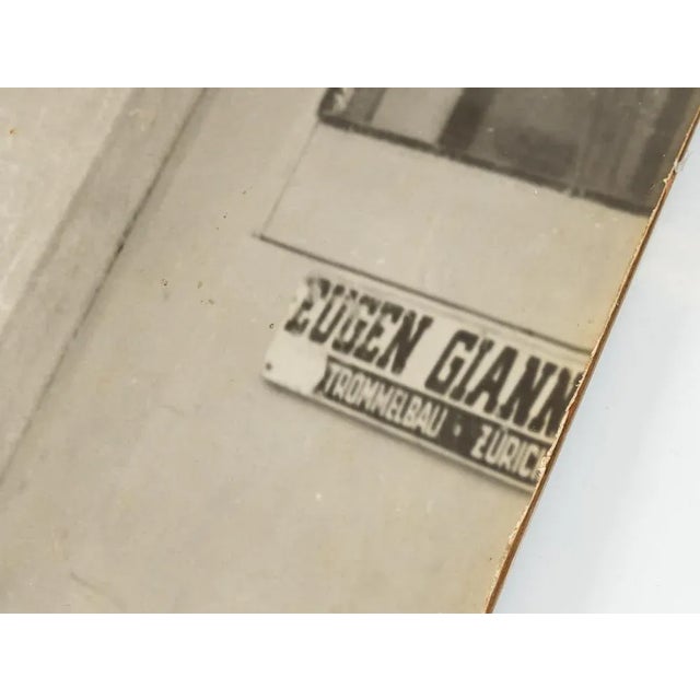 Drumming Kids, Black & White Photograph on Wooden Board, 1940s For Sale - Image 4 of 11