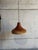 Mid 20th Century Mid 20th Century Mid-Century Modern Orange Ceramic Pendant Ceiling Lamp For Sale - Image 5 of 10