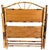 1970s Vintage Burnt Bamboo Wall Shelf With Towel Rack in the French Colonial Style For Sale - Image 5 of 8