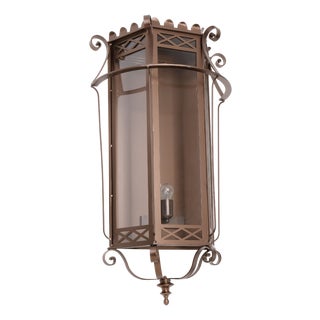 Large Eden Iron Wall Lantern from Il Bronzetto For Sale