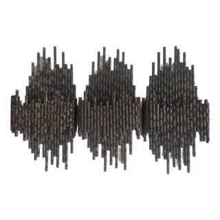 Brutalist Style Appliques by Marcello Fantoni, Set of 3 For Sale