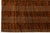 Modern Hand-Knotted Tibetan Wool & Silk Area Rug in Rust Terracotta & Espresso For Sale - Image 9 of 11