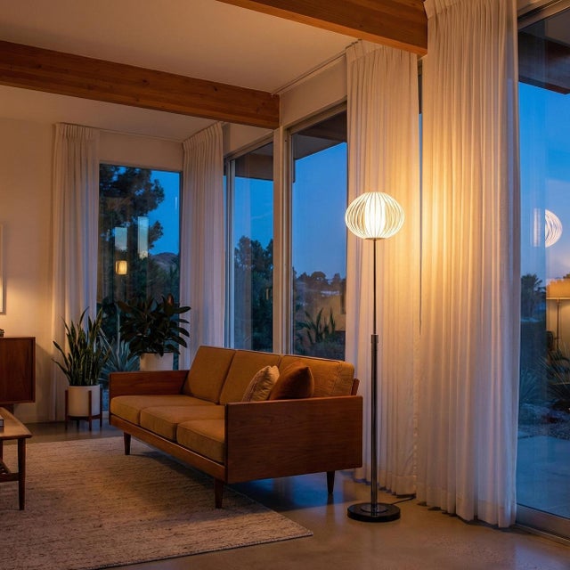 Inspired by the elegant structure of underwire fashion design, the Bloom Torchiere Floor Lamp reinterprets Mervyn Weitz's...