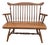 Vintage Wooden Bench – Spindle Back Bench, Classic Farmhouse Style, Elegant Seating, Rustic Home Furniture For Sale