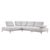The Manhattan Sofa brings a tailored, modern profile to the classic L-shaped sectional. Upholstered in high-performance...