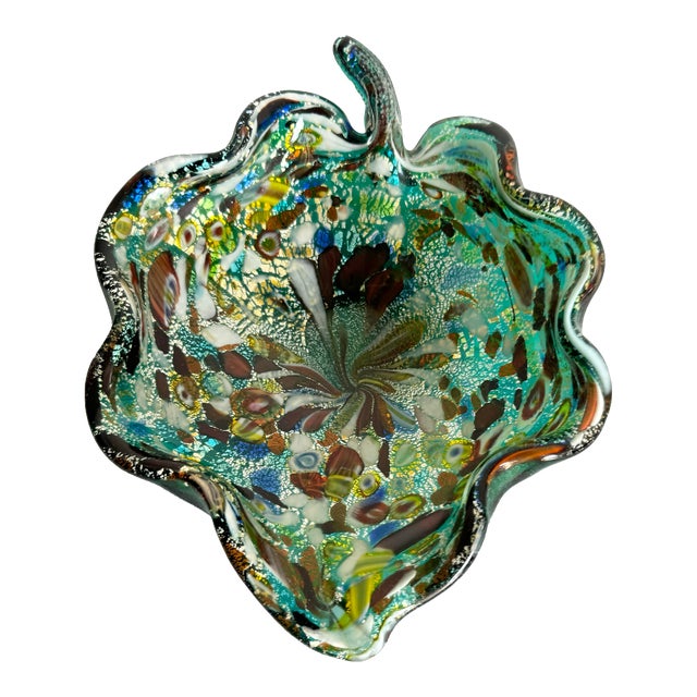 Vintage Muranese Tutti Frutti Bowl For Sale