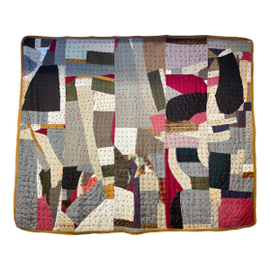 Antique Abstract Quilt Circa 1940s