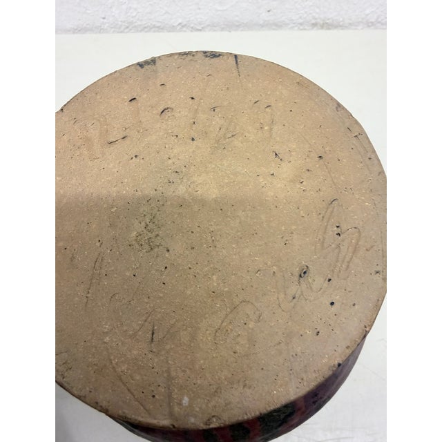 Studio Ceramics Vase by Elke & Elmar Kubicek, 1960s For Sale - Image 13 of 14