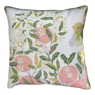 Schumacher Citrus Garden Pillows For Sale