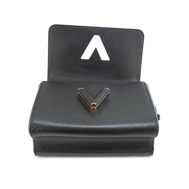 Louis Vuitton Twist MM Black Epi Leather Gold-Tone Chain Shoulder Bag For Sale - Image 10 of 12