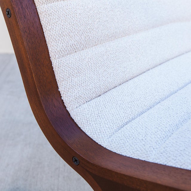 Wood Restored 1960s Japanese Mid Century Modern "Heron" Lounge Chair by Tendo Mokko For Sale - Image 7 of 14