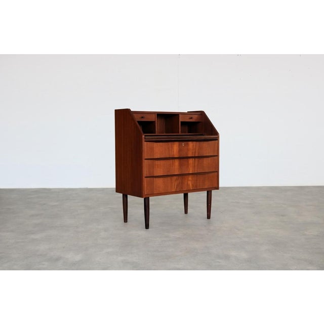 Vintage Danish Secretaire in Teak, 1960s For Sale - Image 9 of 9