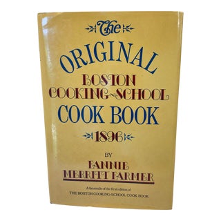 Facsimile of the 1st Edition 1896 Fannie Farmer Original Boston Cooking School Cookbook For Sale
