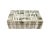 Traditional Tessellated Plaid Box in Shades of Gray & Ivory For Sale - Image 3 of 3