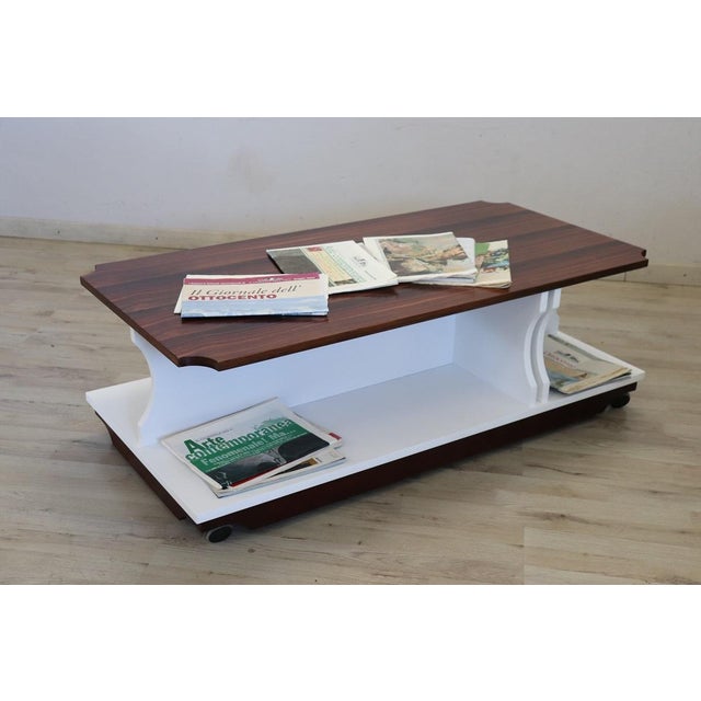 Two Colors Coffee Table, 1970s For Sale - Image 6 of 11