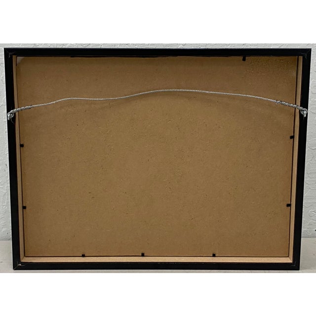 Green Jack Roth "Firenzie" Original Abstract Watercolor C.1981 For Sale - Image 8 of 10