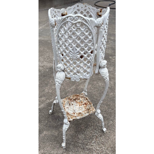 French Iron Aged Planter For Sale - Image 9 of 11