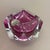 Glass Italian Pink Diamond Bowl Ashtray from Flavio Poli, 1970s For Sale - Image 7 of 18