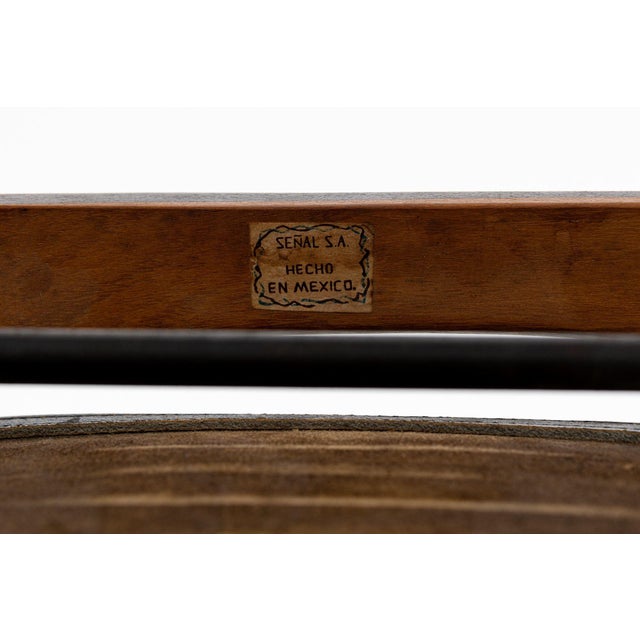 Mid Century Rosewood & Black Leather Folding Lounge Chair by Don Shoemaker For Sale - Image 10 of 14