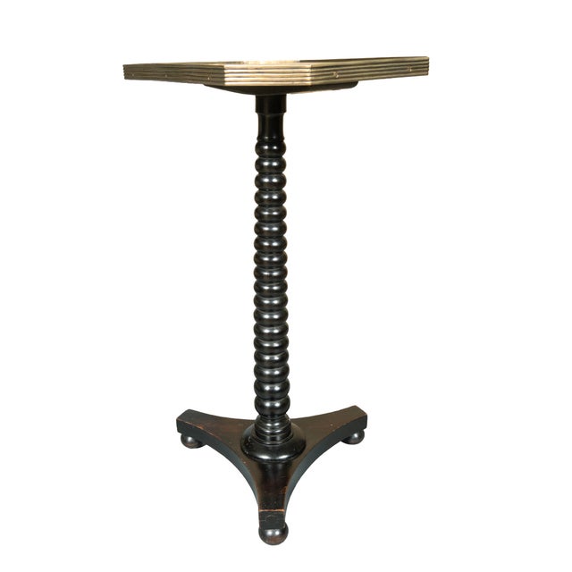 Regency Mahogany and Japanned Candlestand For Sale - Image 4 of 7