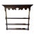 Vintage Wooden Wall Mount Plate Rack or Display Shelf For Sale