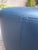 Molteni Pouf in Blue Leather by Molteni and C. For Sale - Image 4 of 12