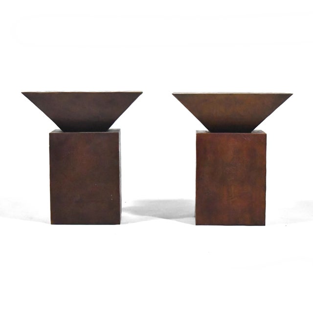 Gene Summers Pair of Gene Summers F22 Stools/Side Tables For Sale - Image 4 of 8