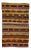 Vintage Turkish Striped Kilim Rug For Sale