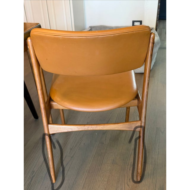 1950s Genuine Erik Buch Model 49 Teak Danish Chair a-S Od Mobler For Sale - Image 13 of 17