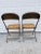 Vintage 1950s Industrial Metal Veterans of Foreign Wars Folding Chairs - Set of 2 For Sale - Image 10 of 12