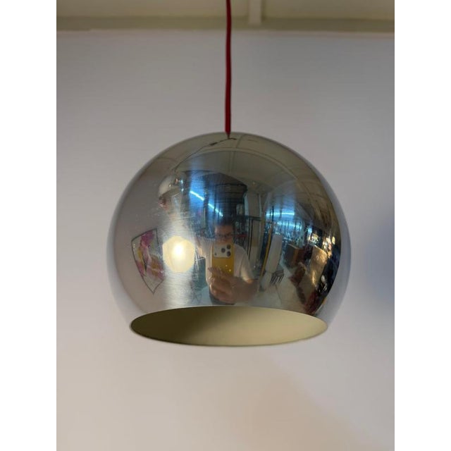 Chrome Topan Globe Lamp from Verner Panton For Sale - Image 9 of 11
