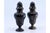 Salt and Pepper Shakers in Embossed Silver, Set of 2 For Sale - Image 5 of 8