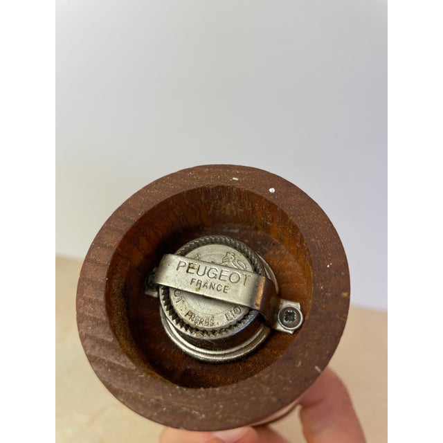 Vintage Peugeot Lucite & Teak Wood Pepper Mill, Mid-Century Modern For Sale In Seattle - Image 6 of 8