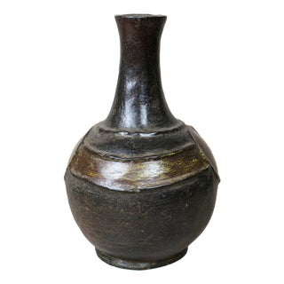 African Mangbetu Clay Vase For Sale
