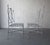 John Salterini Set of 4 Vintage Industrial Iron Garden Patio Dining Chairs For Sale - Image 4 of 10