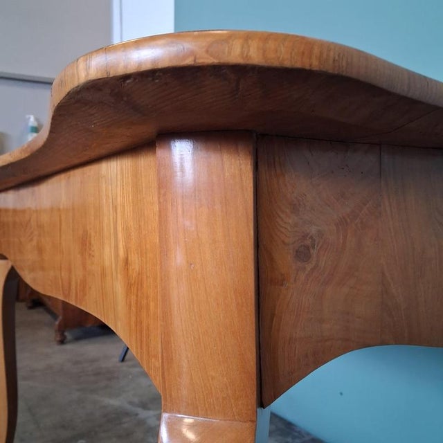 Brown Biedermeier Table in Cherry Wood, 1820s For Sale - Image 8 of 18