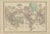 Late 19th Century Antique Map of the World by Johnson, 1872 For Sale - Image 5 of 5