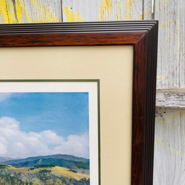 1970s 1970s Framed Pebble Beach Lithograph by James Peter Cost For Sale - Image 5 of 12