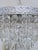 1960s Vintage Crystal Upside Down Waterfall Chandelier With Ornate Silver-Tone Rim For Sale - Image 5 of 10
