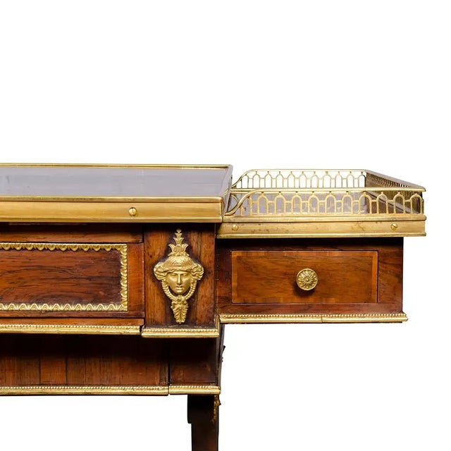 Pair of Fine Regency Rosewood and Bronze Mounted Writing / Games Table For Sale - Image 11 of 17