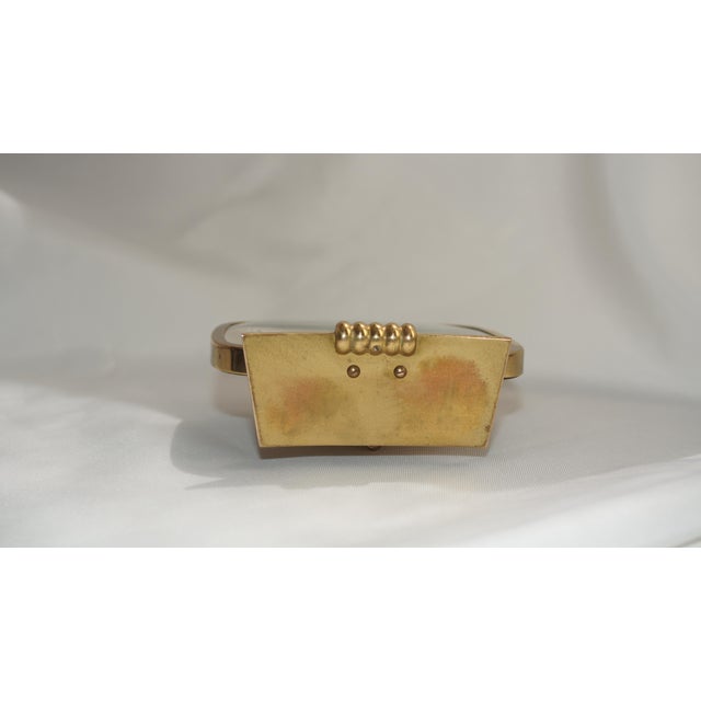 Mechanical Mid-Century Jaz Old French Vintage Wind-Up Alarm Clock For Sale - Image 6 of 8