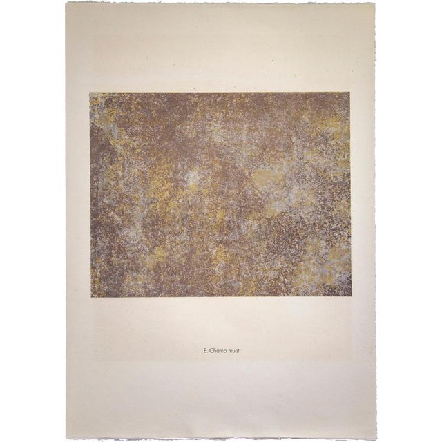 Jean Dubuffet, Champ Muet, Edition of 24, 1959, Lithograph For Sale