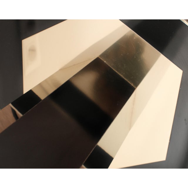 1980s Hexagonal Floor Lamp in the style of Claude Dalle, 1980 For Sale - Image 5 of 6