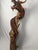 Mid 20th Century Monumental Hand-Carved Asian Dragon Coiled Around Natural Tree Trunk Sculpture With Original Polychrome Finish 40" For Sale - Image 13 of 18