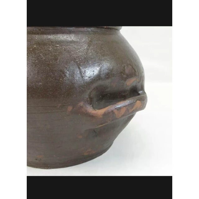 Early 19th Century 19th Century Japanese Wabi-Sabi Mizusashi Tea Ceremony Water Vessel For Sale - Image 5 of 8