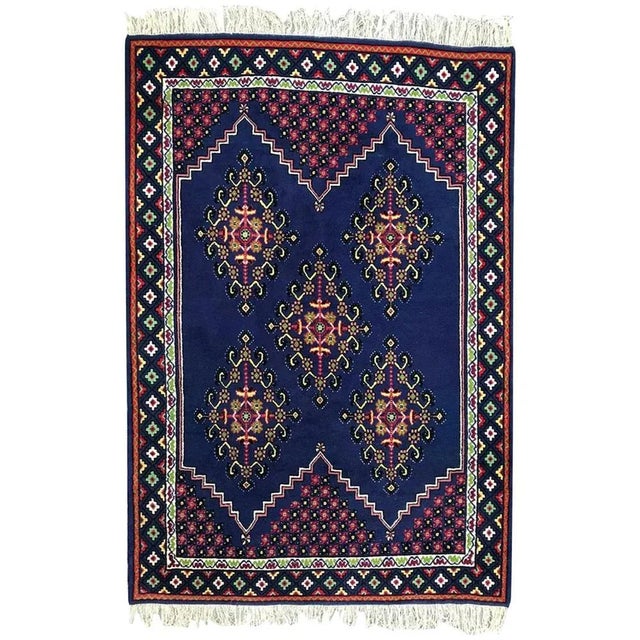 Large Vintage North African Tunisian Rug For Sale - Image 18 of 18