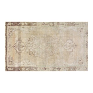 Vintage Turkish Anatolian Hand Knotted Wool Rug, 5'10''x10'1'' For Sale