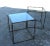 Maison Baguès French 1970s Pair of Side/Drink Tables in Glass Cube and Gold Metal Faux Bamboo Styled After Maison Baguès For Sale - Image 4 of 7